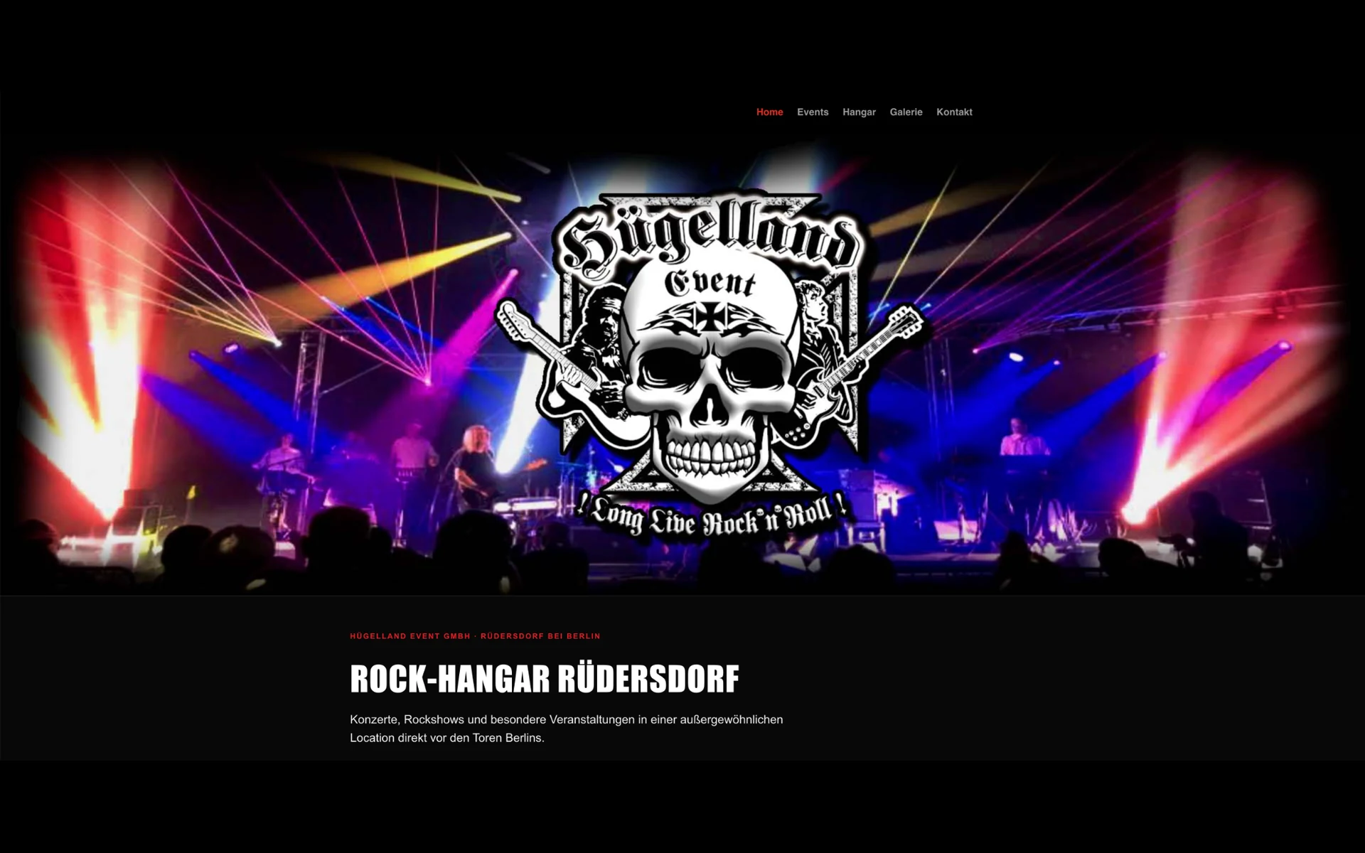 Website Hügelland Event